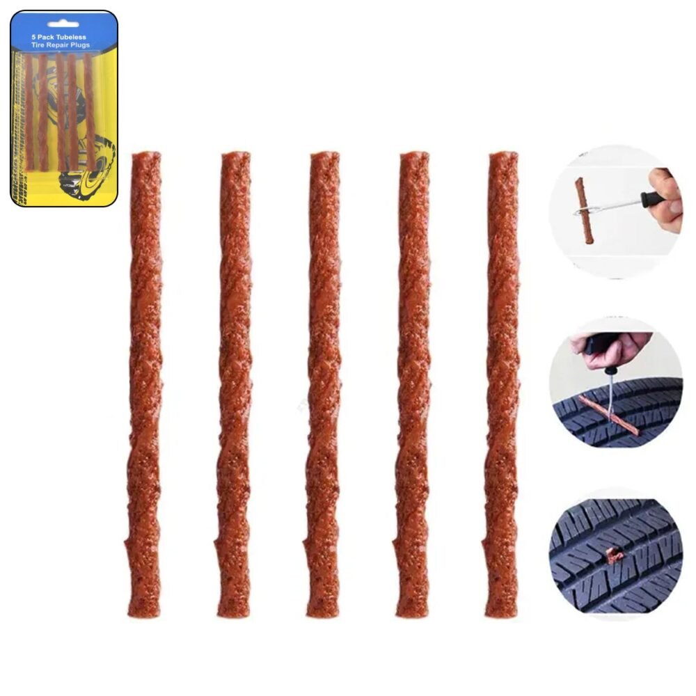 Tyre Repair Strips ñ Emergency Puncture Seal (5 Pcs) | Indo Glow