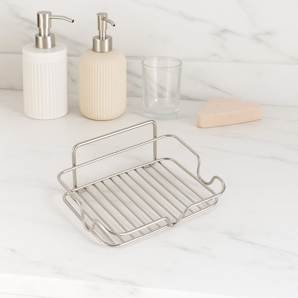 Stainless Steel Soap Holder – Fast Drain & Rust Resistant