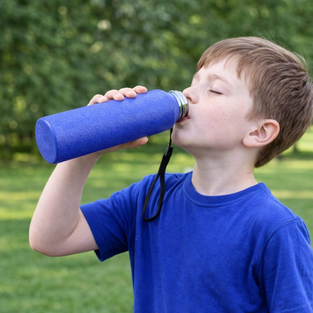 Stainless Steel Water Bottle 1000 ML – Leakproof & Durable