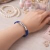 Premium Fancy Wrist Bracelet – Stylish Silicone Metal Design