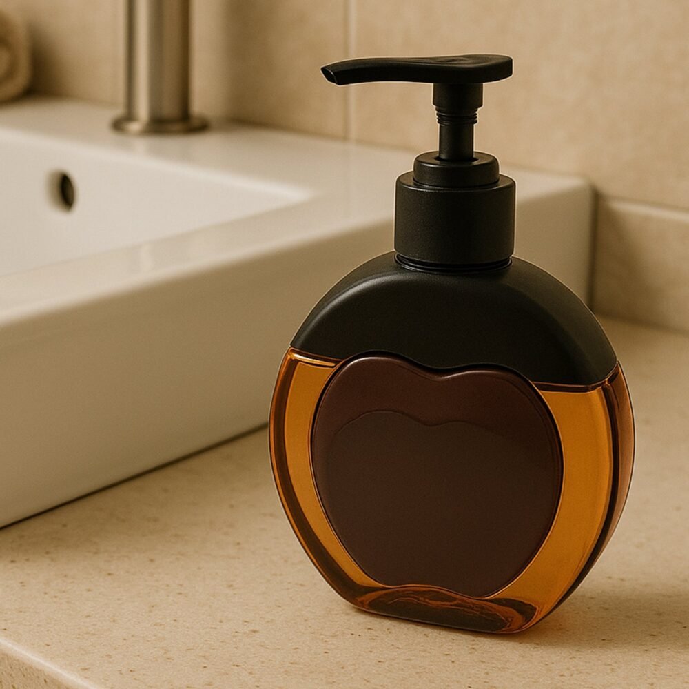 Liquid Soap Dispenser – Refillable Apple-Shaped 350 ML Capacity
