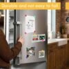 Round Refrigerator Magnets – Strong Colorful 12 Pc Set