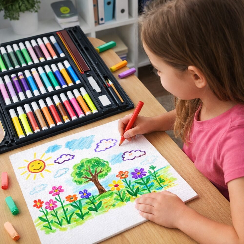 03_color.jpg Art and Drawing Color Kit – 130-Piece Complete Set for Beginners