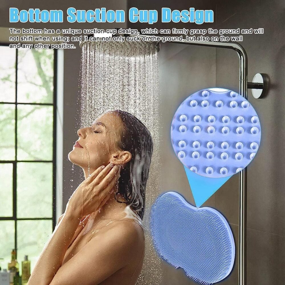 Silicone Bath Massage Cushion – Non-Slip Foot Scrubber & Exfoliator