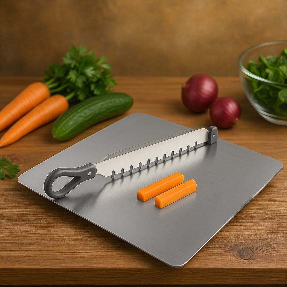03_d44e5885-f86b-4f1b-bd68-2e957d767f5e.jpg Vegetable Slicer Tool – Adjustable Stainless Steel Cutter for Uniform Slicing