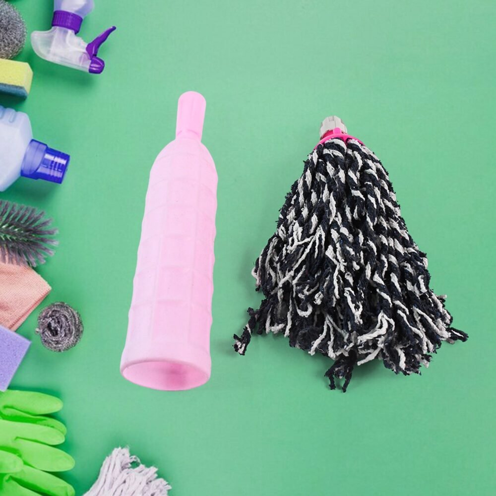 Floor Cleaning Mop Refill – Durable Bottle Grip & Absorbent Cotton Head