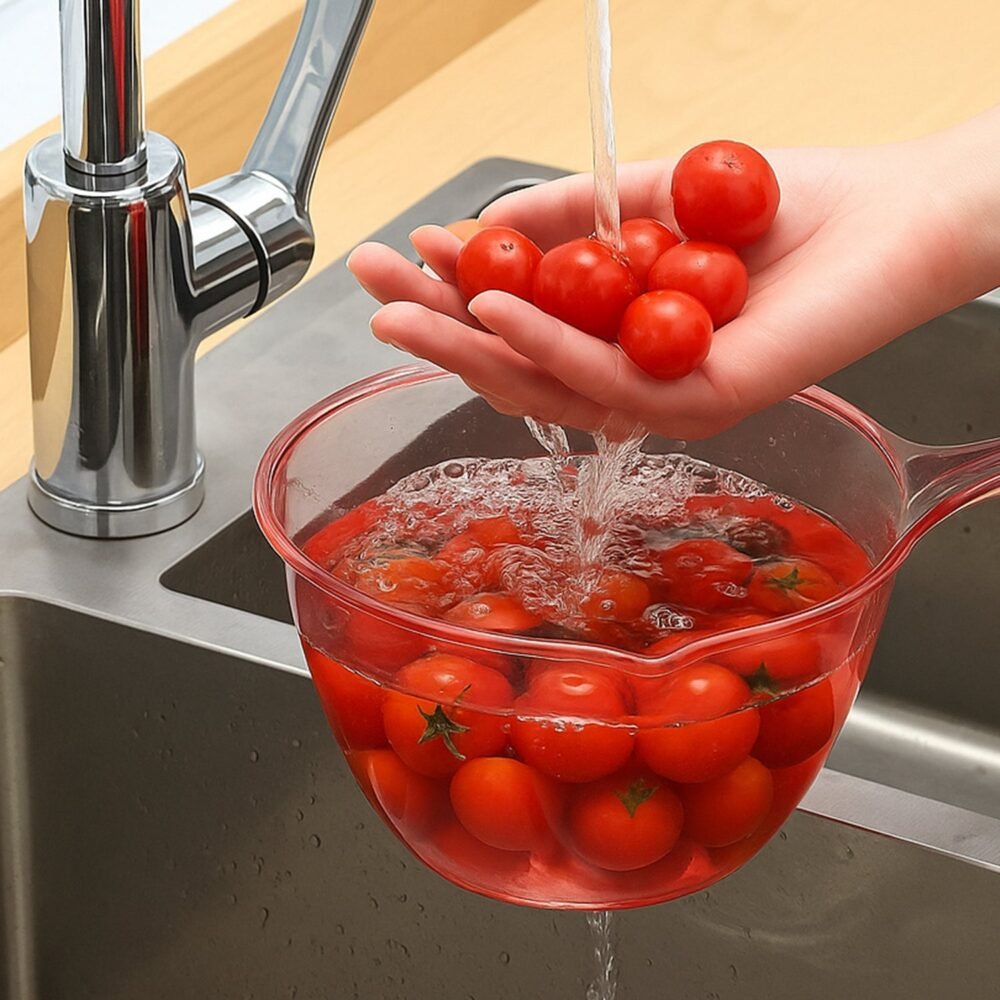Kitchen Washing & Straining Bowl – 1100 ML Set of 4