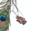 Radha Krishna Metal Keychain – Durable Spiritual Key Holder