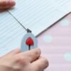 Mini Utility Cutter – Compact Knife with Heart-Shaped Safety Lock
