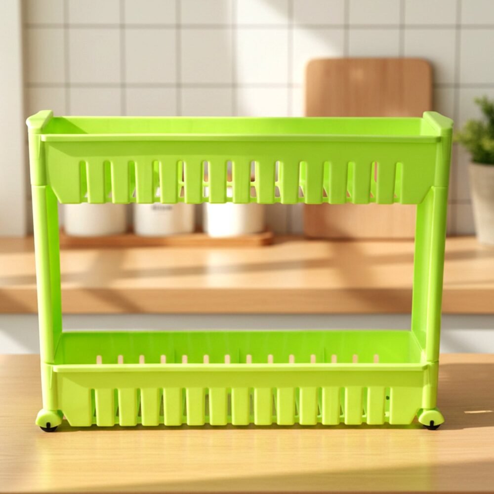 Slim Storage Rack – Space-Saving Multipurpose Organizer for Narrow Spaces