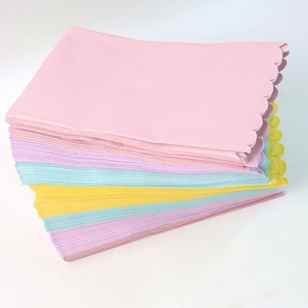 Oil-Absorbing Baking Paper Sheets – 200 Pcs Multi-Color Pack