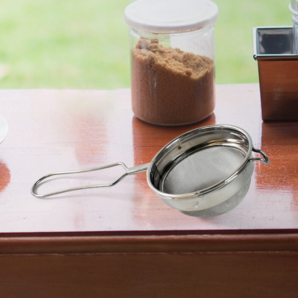 Stainless Steel Tea Strainer – Durable & Fine Mesh Filtration