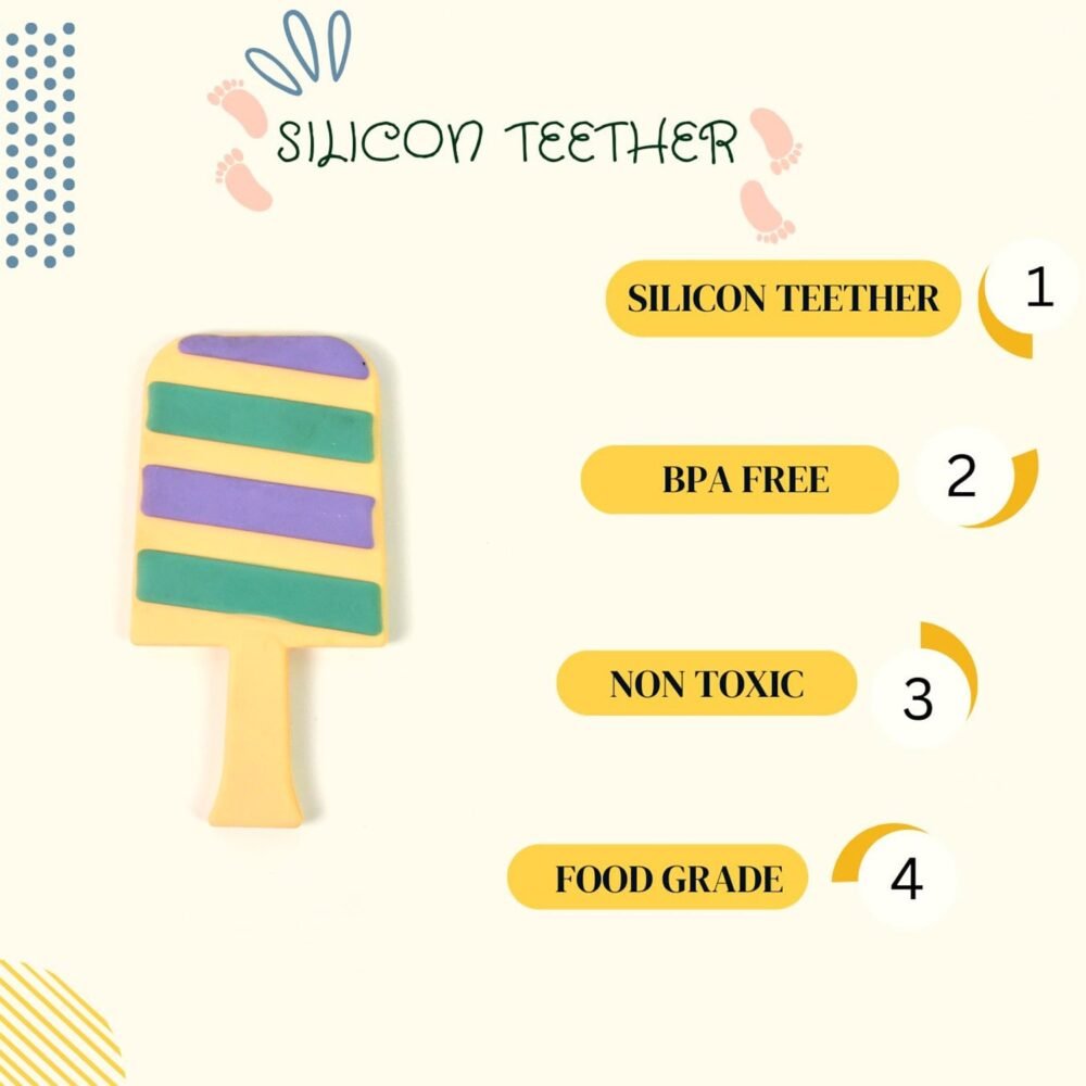 03_f6414945-bda1-4124-ae23-d01f3f4b0a00.jpg Silicone Baby Teether – Soft, BPA-Free Candy Shape | Babyova
