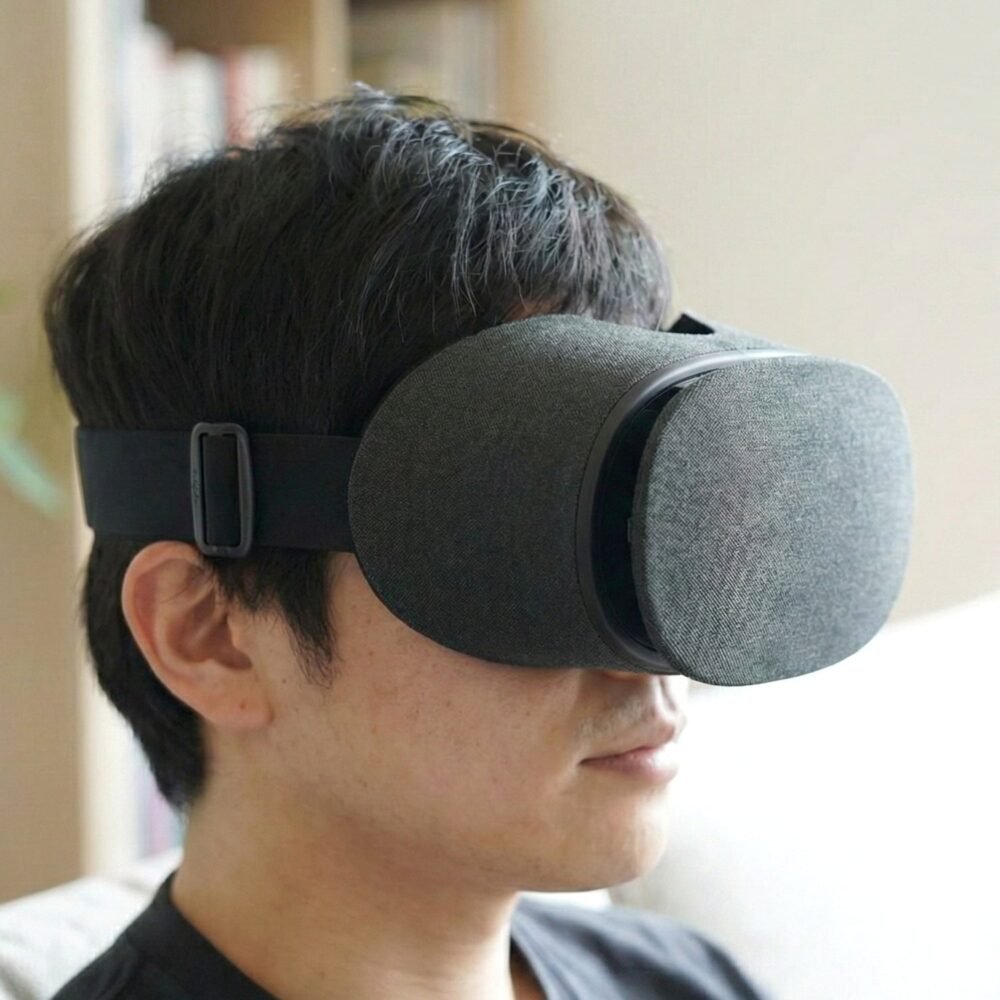 VR Headset Comfort Eye Mask Cover – Soft, Breathable Cushion Pad