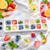 Ice Cube Tray with Spill-Proof Lid – Effortless Ice Making and Space Saving