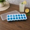 Multipurpose Plastic Ice Cube Tray – 14-Grid with Lid for Easy Freezing