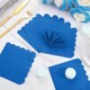 Royal Scalloped Paper Napkins – Soft 120 Pc Disposable Set