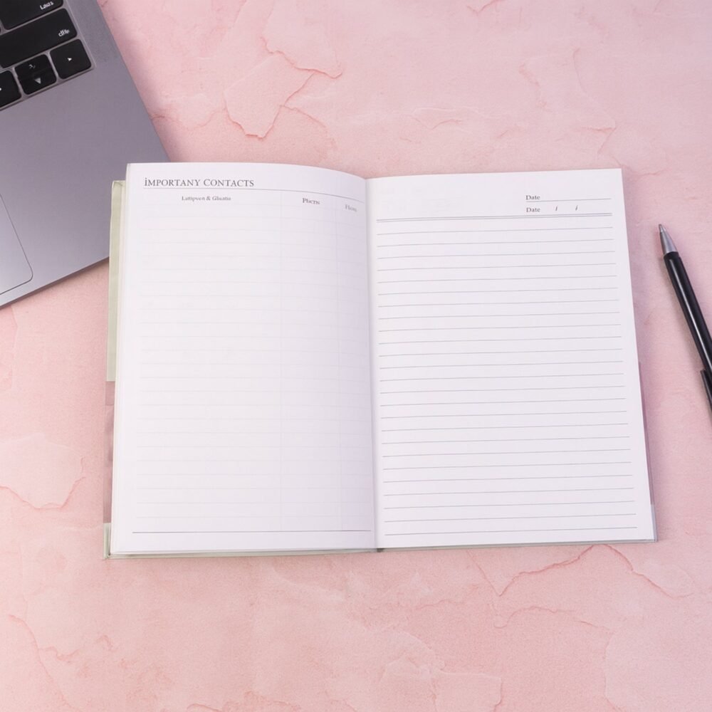 Hardbound Diary – Durable Cover & 100 Ruled Pages