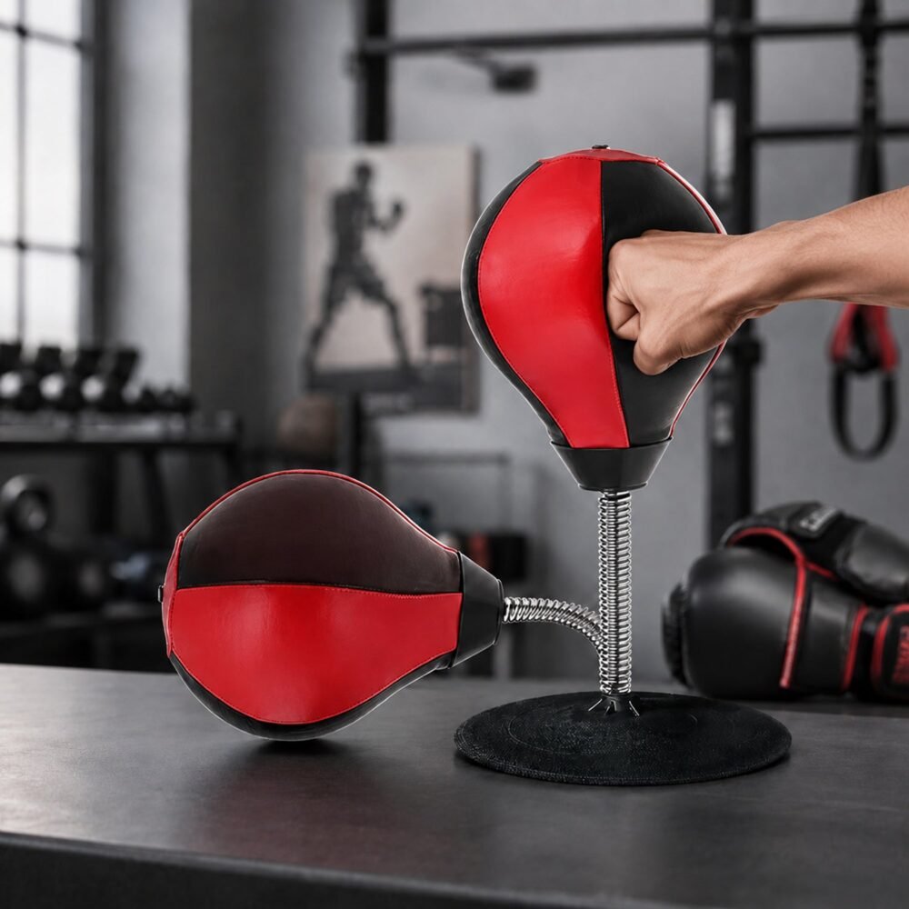 Inflatable Desktop Punching Bag – Stress Relief & Reflex Training