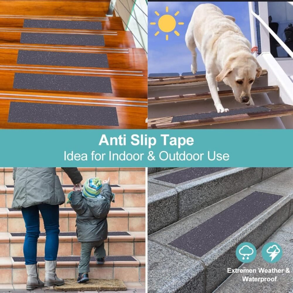 Anti-Slip Safety Grip Tape – Heavy Duty Non-Skid Tape 5 cm x 5 m