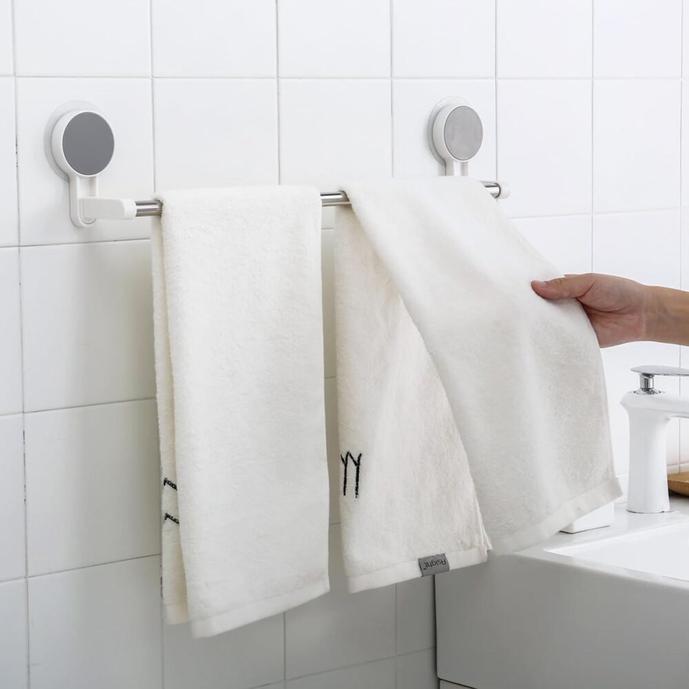 Self-Adhesive Towel Rod – Rust-Resistant Punch-Free Mount