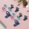 Plastic Hair Clamp – Durable Matte Finish Barrette Clip Set
