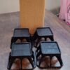 Washing Machine Stand – Durable Plastic 4 Pcs Set | Indo Glow