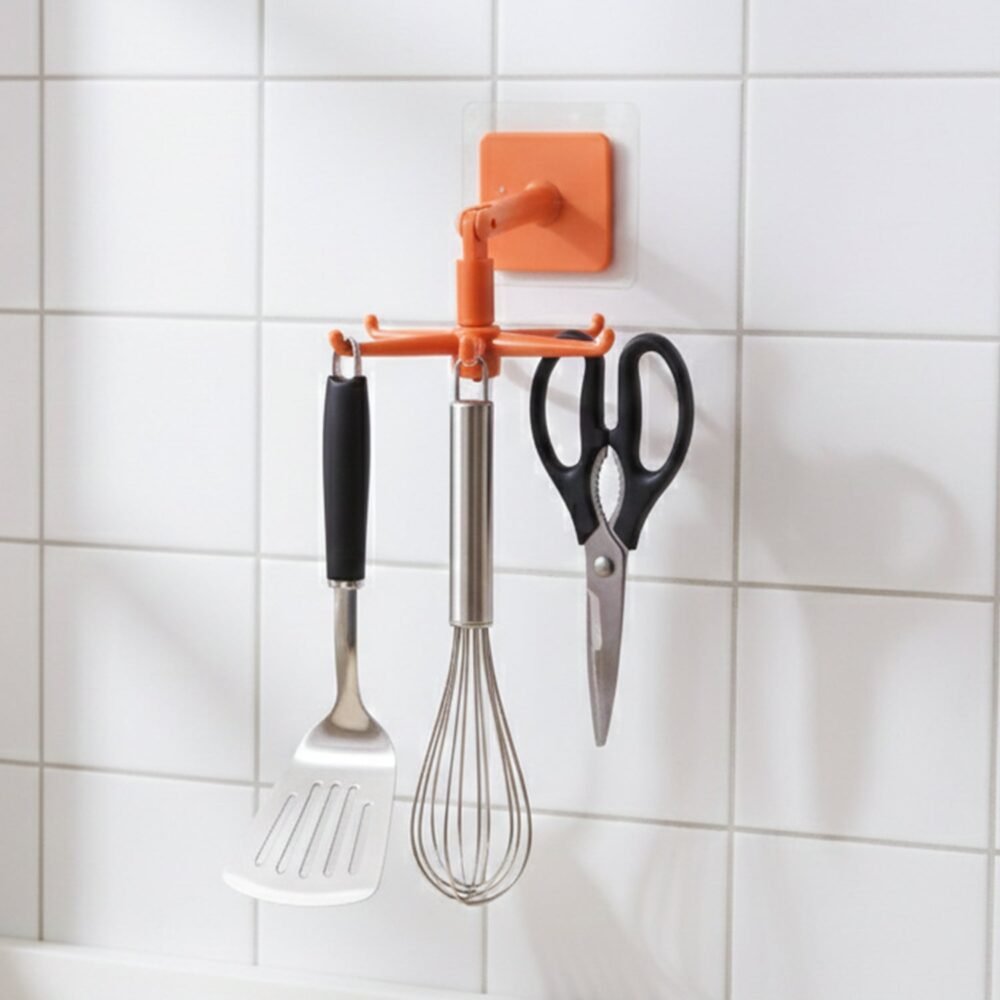 04_02e5c9fb-bc44-4169-9a49-dc37434b286a.jpg Rotating Kitchen Utensils Hook Stand – Space-Saving Wall Organizer