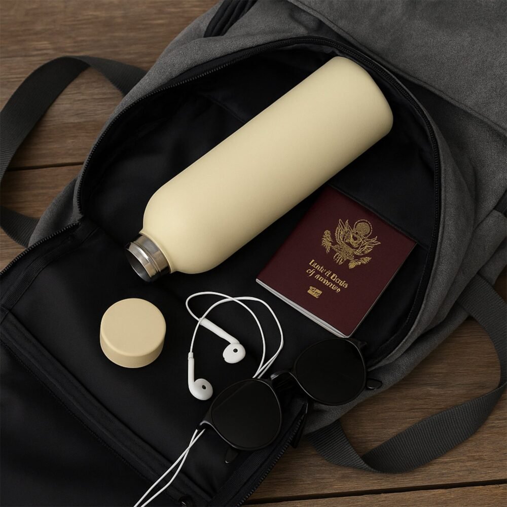 Stainless Steel Vacuum-Insulated Water Bottle – 500ml Hydration