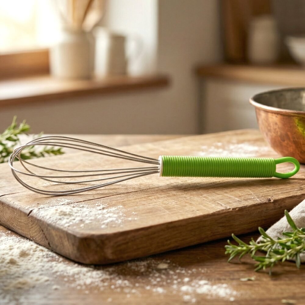 Kitchen Whisk – Multipurpose Handheld 16 cm for Smooth Mixing