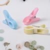 Plastic Cloth Clips – Pack of 12 Strong Multicolor Pegs