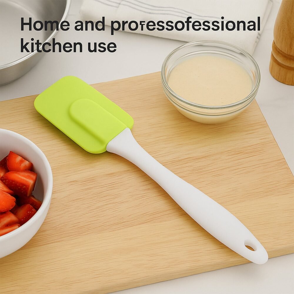 Silicone Cooking Spatula – Heat Resistant & Food Grade, 18 cm