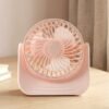Silent Mini Desk Fan – Rechargeable, Adjustable Tilt & USB