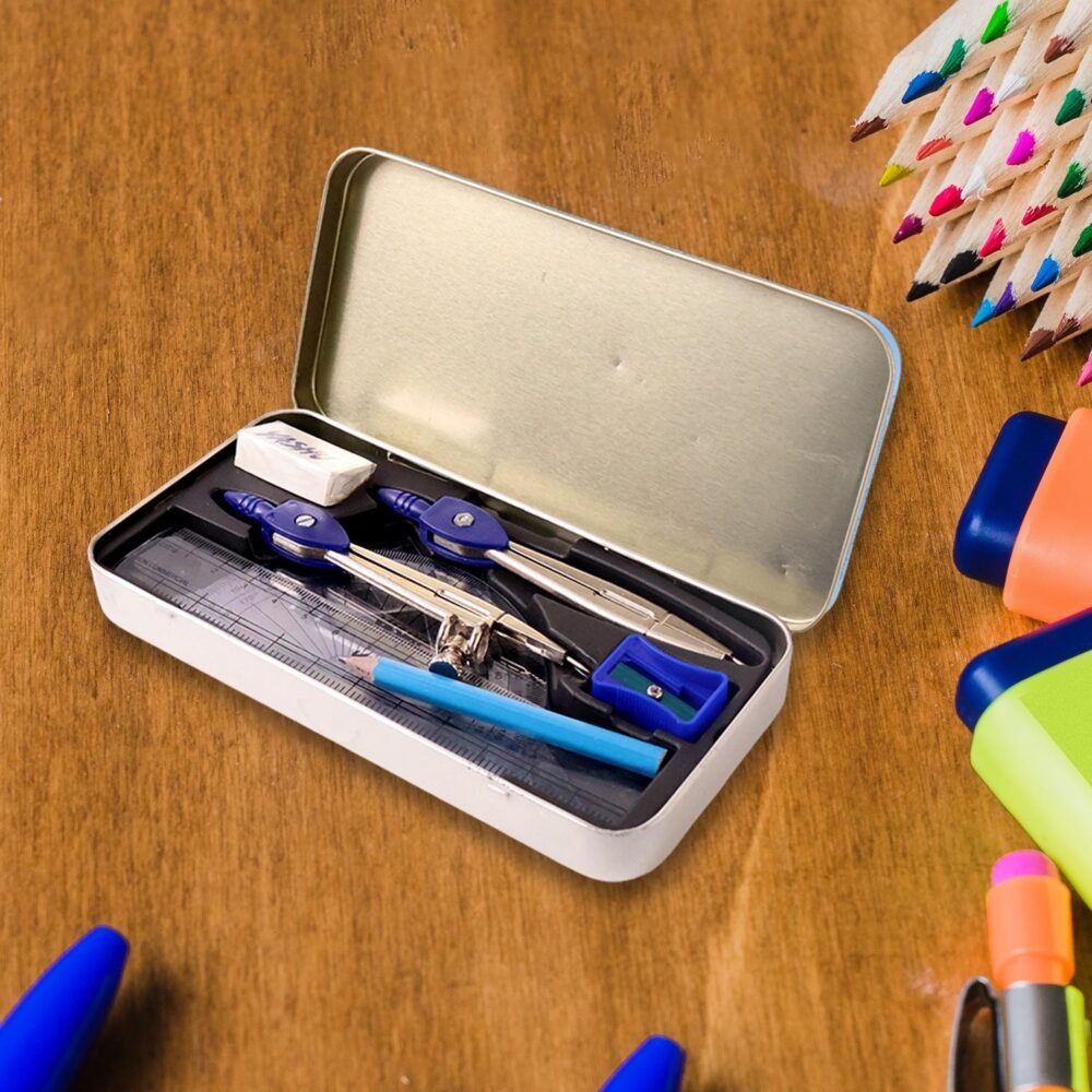 Geometry Box Set – Complete Maths Tool Kit with Compass