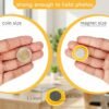 Round Refrigerator Magnets – Strong Colorful 12 Pc Set