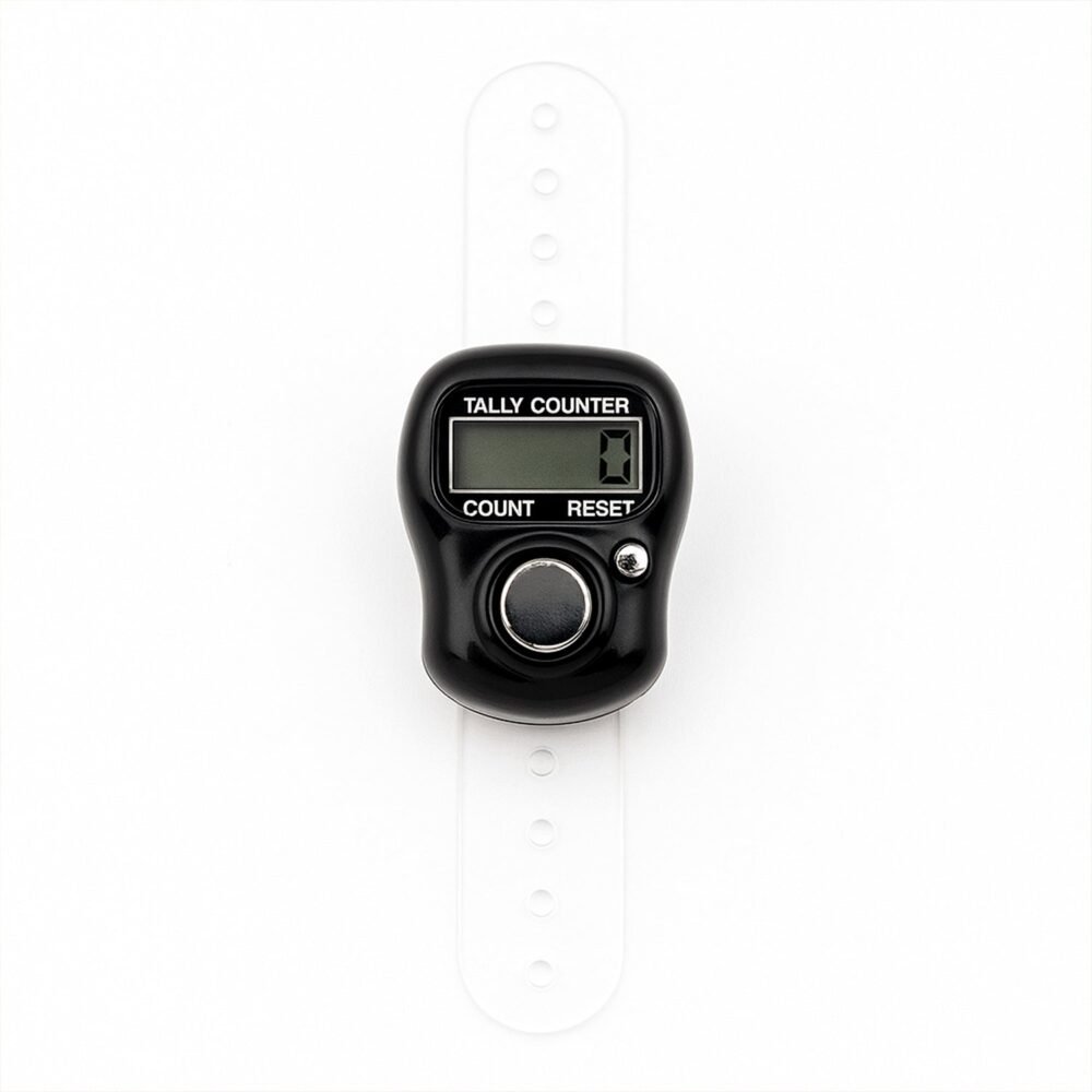 Finger Tally Counter – Portable Digital Counter with Adjustable Strap