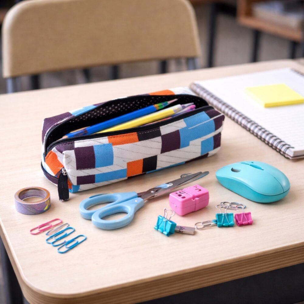 Zipper Pencil Pouch – Durable & Stylish Stationery Organizer