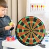 Roll-Up Dartboard Game – Portable Double-Sided Target Mat