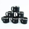 Stainless Steel Desk Mug Set – Durable 150ml Tea & Coffee Cups