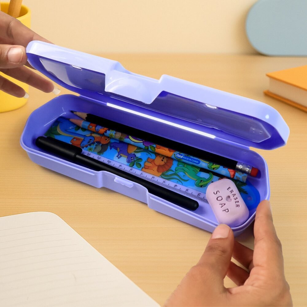 Kids Pencil Box with Maze Game – Fun & Functional School Storage