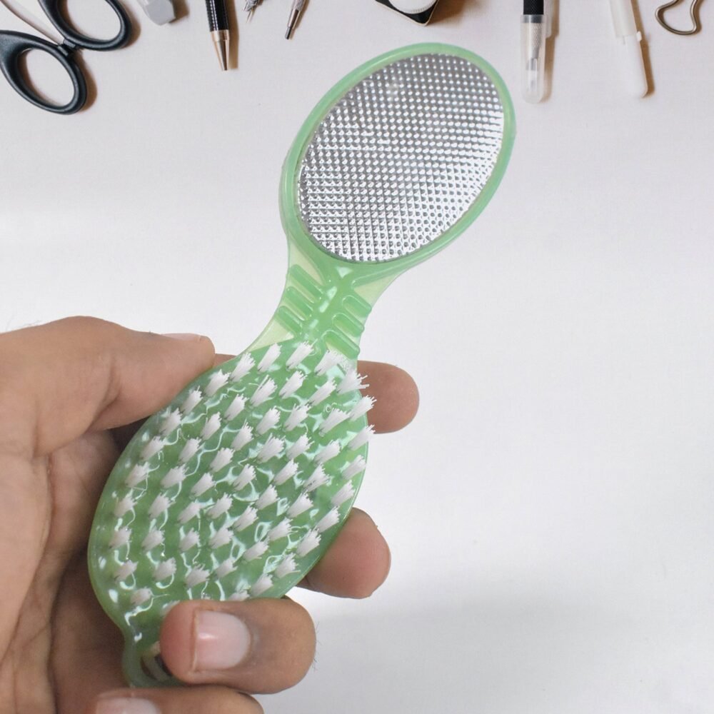 Pedicure Tool – 5-in-1 Foot Scrubber with Nail Cutter for Smooth Feet