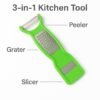 Vegetable Peeler – 3-in-1 Stainless Steel Multi-Functional Tool
