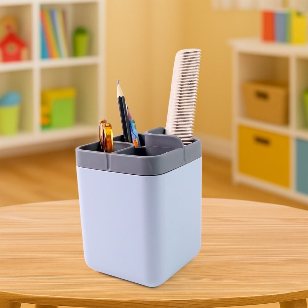 Multi-Compartment Desk Organizer – Durable & Space-Saving Holder