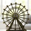 Metal Desktop Wheel Tower – Durable & Elegant Table Ornament