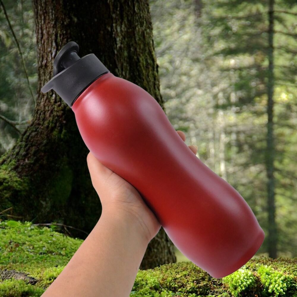 Stainless Steel Water Bottle 1000ML – Leakproof Matte Finish
