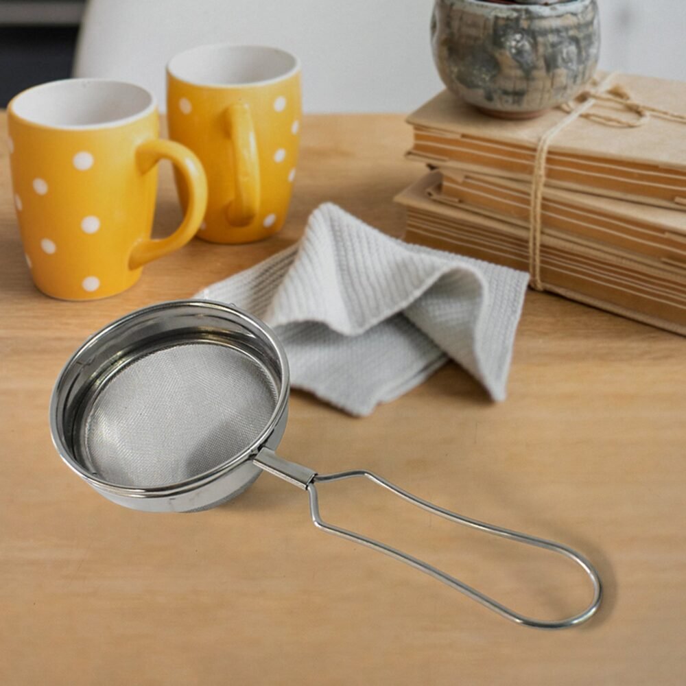 Stainless Steel Tea Strainer – Durable & Fine Mesh Filtration