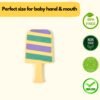 04_71472334-3586-45ef-8958-5297a0f83855.jpg Silicone Baby Teether – Soft, BPA-Free Candy Shape | Babyova