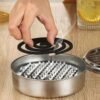 Mosquito Coil Stand – Stainless Steel Safe Burner with Vent Lid