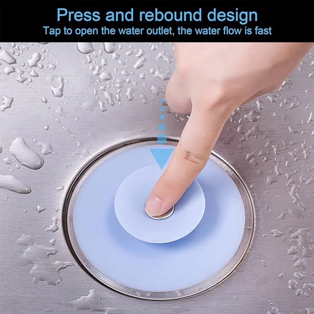 Silicone Sink Strainer & Stopper – Durable 2-in-1 Kitchen Protection
