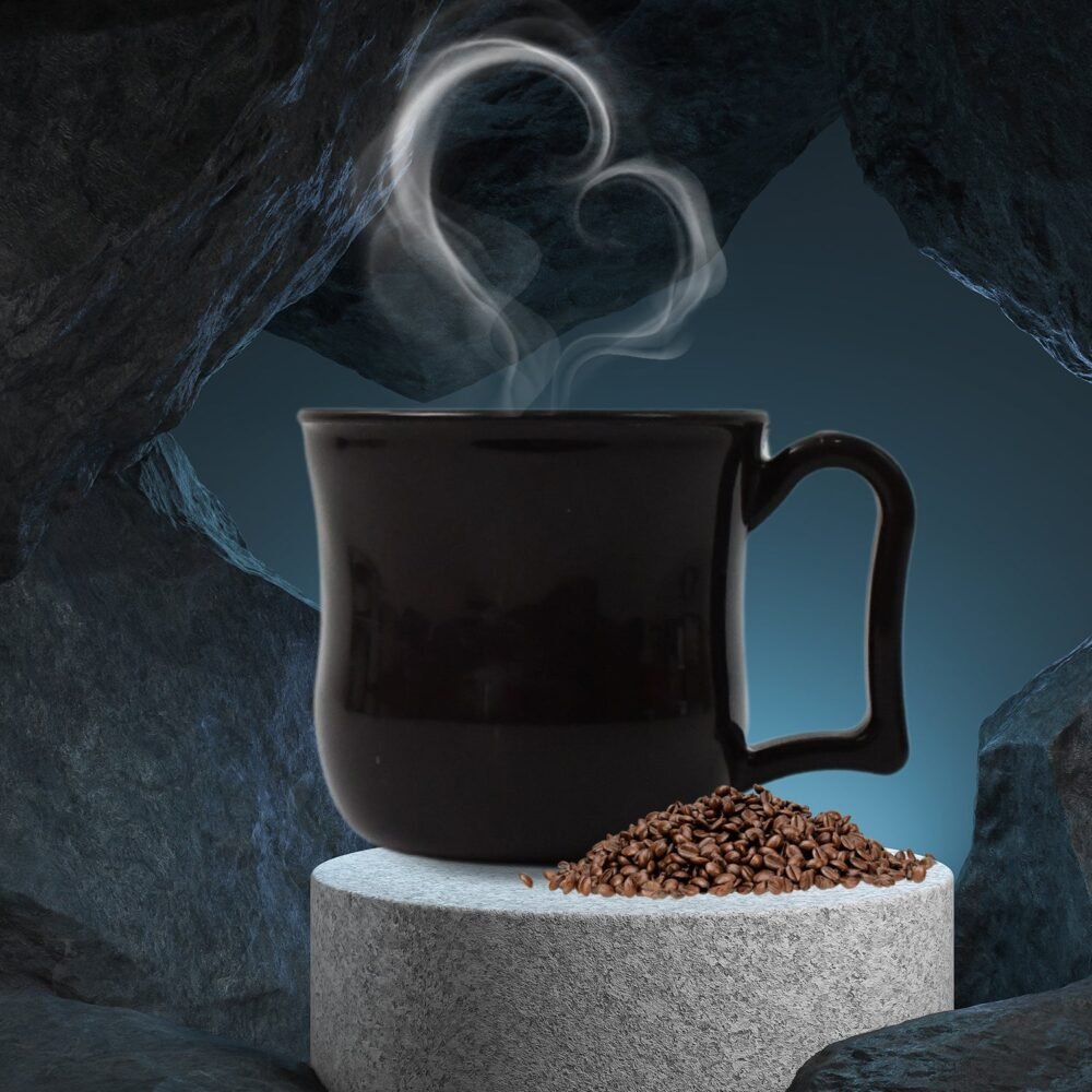Plastic Coffee Mug – Durable Black Reusable Tea Cup | Mug Wala